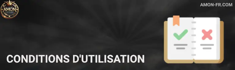 Conditions d'utilisation Amon